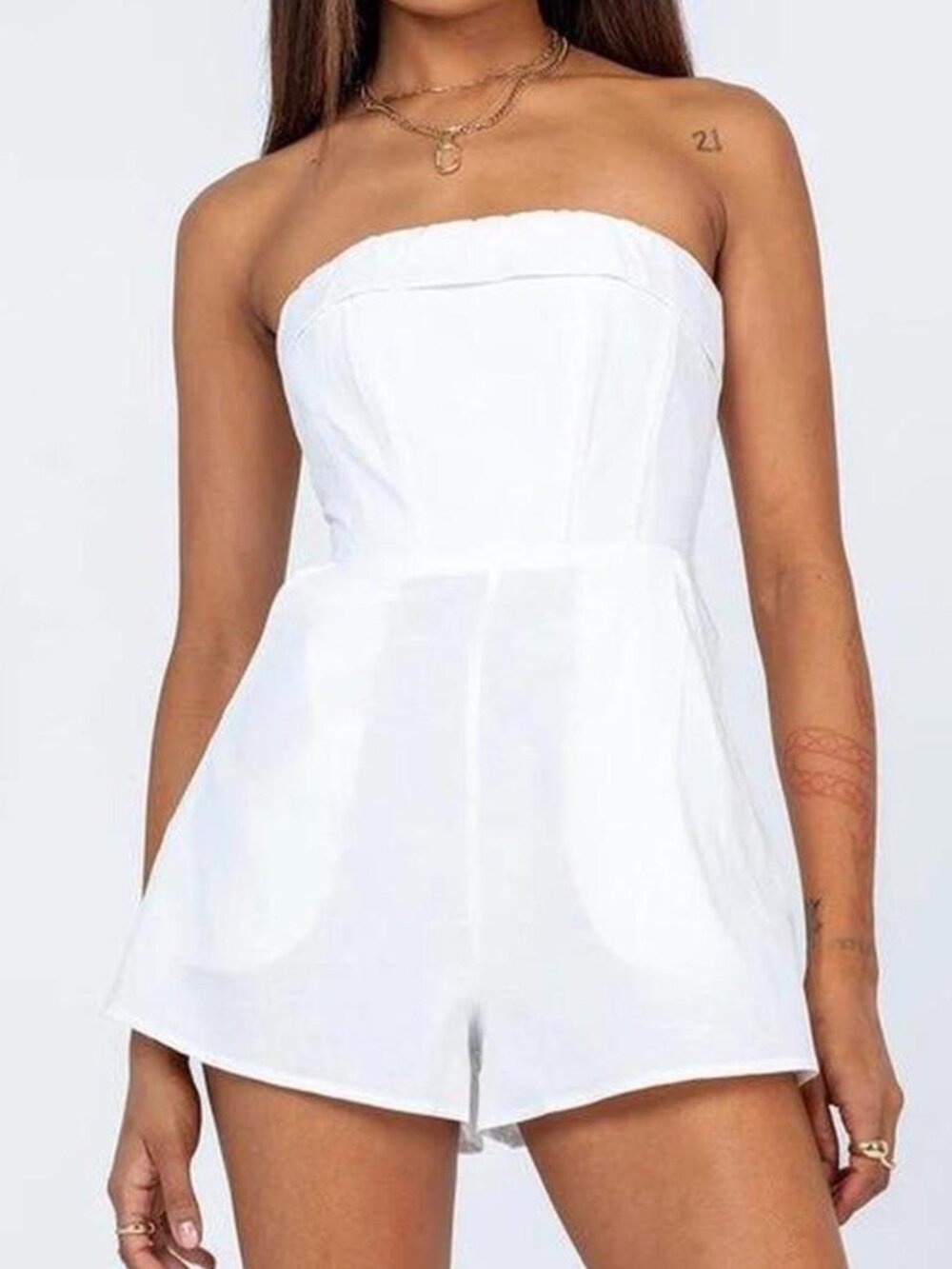 Princess Polly Giana White Romper